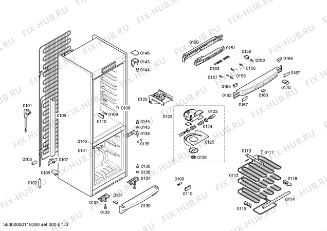 Схема №3 KGS39X60 с изображением Дверь для холодильника Bosch 00244457