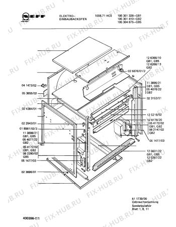 Схема №7 0750452094 EB600HG с изображением Переключатель для электропечи Bosch 00054117