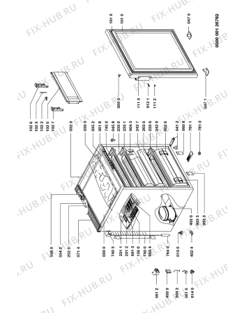 Схема №1 GST 122 с изображением Декоративная панель для холодильной камеры Whirlpool 481946089697
