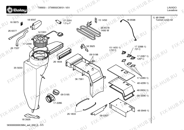 Схема №5 3TI829BM TI829 с изображением Ручка для стиралки Bosch 00483256