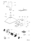 Схема №1 208109304407 4249924 с изображением Воздуховод для электровытяжки Whirlpool 482000014547