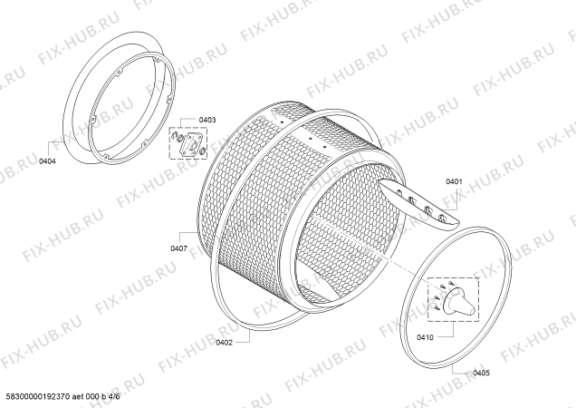 Схема №6 WTYH7709ES SelfCleaning Condenser с изображением Силовой модуль запрограммированный для электросушки Bosch 10001511