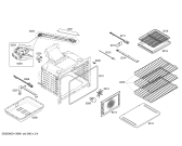 Схема №4 HGS5022UC с изображением Стеклянная полка для электропечи Bosch 00640422