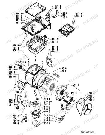 Схема №2 AWT 5098/3 с изображением Декоративная панель для стиральной машины Whirlpool 481245213996