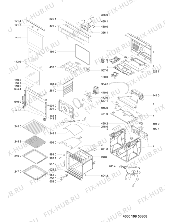 Схема №1 SI7891SPIX (F096769) с изображением Запчасть для плиты (духовки) Indesit C00516451