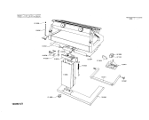 Схема №3 0727114017 BM85K с изображением Рычажок Bosch 00020333