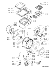 Схема №1 EV 7033 с изображением Обшивка для сушилки Whirlpool 481245219946