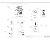 Схема №1 693 ICE MAKER с изображением Колечко для мороженицы ARIETE AT6156003100