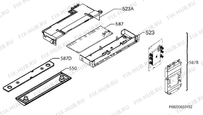 Взрыв-схема холодильника Electrolux ERF4161AOX - Схема узла Diffusor