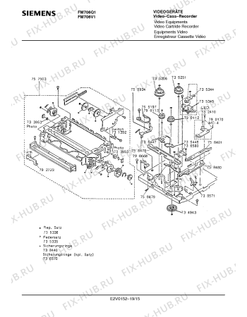 Схема №19 FM706Q1 с изображением Сервисная инструкция для видеоаппаратуры Siemens 00535438