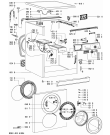 Схема №2 WAK 6000 с изображением Обшивка для стиралки Whirlpool 480111100288