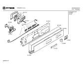 Схема №6 DIS6405 с изображением Вкладыш в панель для посудомойки Bosch 00366826