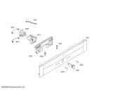 Схема №5 B15E42N0GB с изображением Панель управления для духового шкафа Bosch 00675074