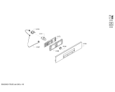 Схема №6 HBG38B750 с изображением Модуль управления, запрограммированный для плиты (духовки) Bosch 00708122