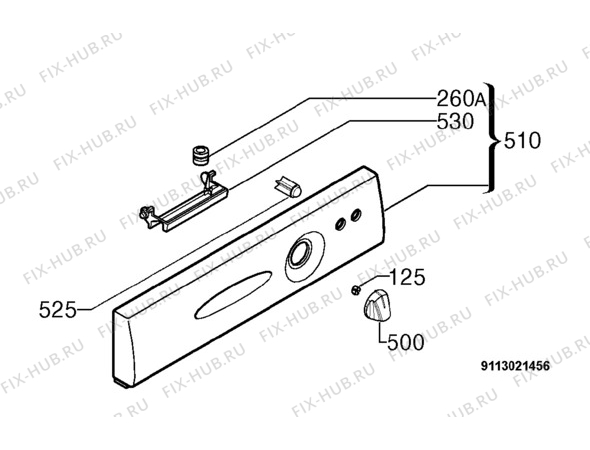 Взрыв-схема посудомоечной машины Rosenlew RW4540 - Схема узла Command panel 037