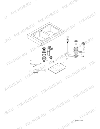 Схема №2 BB20TC118CSF (F039056) с изображением Шланг для духового шкафа Indesit C00142764