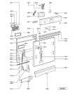Схема №2 GSI 5411/1 SW с изображением Панель для посудомоечной машины Whirlpool 481245373165