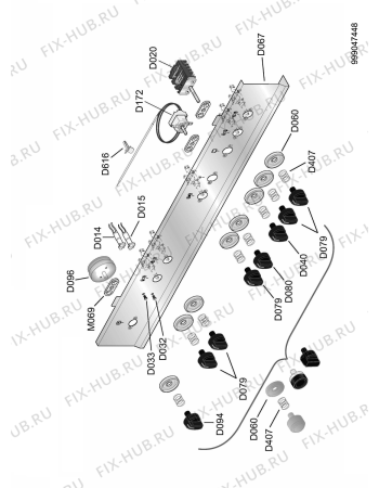 Схема №5 503.168.08 COO T70 S COOKER IK с изображением Трубка подачи газа для электропечи Whirlpool 482000093229