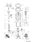 Схема №2 AWG 841 с изображением Винт для стиралки Whirlpool 481250218497