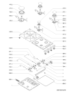 Схема №1 AKM 217/NA с изображением Затычка для плиты (духовки) Whirlpool 481244039263