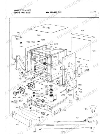 Схема №25 GM205160NE с изображением Кольцо для посудомоечной машины Bosch 00321702