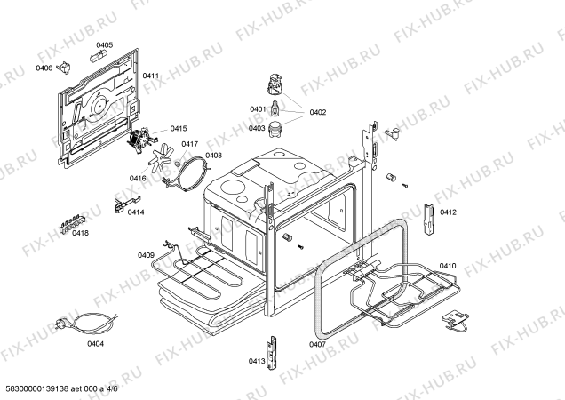 Схема №6 HM744215N с изображением Крышка для плиты (духовки) Siemens 00248194