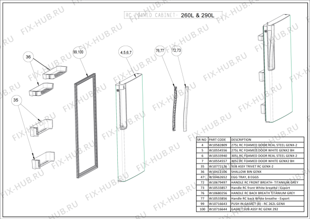 Схема №5 WTM 550 WH с изображением Держатель двери для холодильной камеры Whirlpool 482000015736