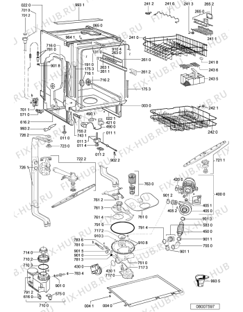 Схема №2 ADG 690 с изображением Модуль (плата) управления для посудомоечной машины Whirlpool 480140100835