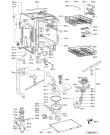 Схема №1 ADG 690 WH -n.prod. с изображением Обшивка для электропосудомоечной машины Whirlpool 480140100822