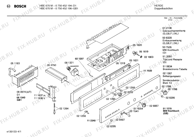 Схема №4 HEE6700 с изображением Микропереключатель Bosch 00028487