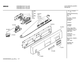 Схема №6 SGS43B22AU Special Edition с изображением Передняя панель для электропосудомоечной машины Bosch 00435361