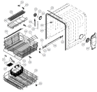 Схема №7 D3630 CE   -White FS (900001291, DW20.4) с изображением Сенсорная панель для электропосудомоечной машины Gorenje 261356