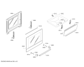 Схема №6 HP22B210Q с изображением Панель управления для духового шкафа Siemens 11003318