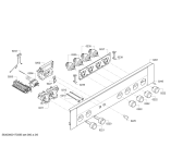 Схема №6 E35K42N3 с изображением Панель управления для плиты (духовки) Bosch 00745015