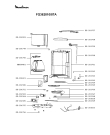 Схема №1 FG361827/87A с изображением Корпусная деталь для электрокофемашины Moulinex SS-201761