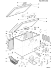 Схема №1 ECH295EU1 (F016818) с изображением Дверца для холодильной камеры Indesit C00056257