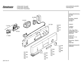 Схема №5 CP431J2 с изображением Передняя панель для электропосудомоечной машины Bosch 00432165