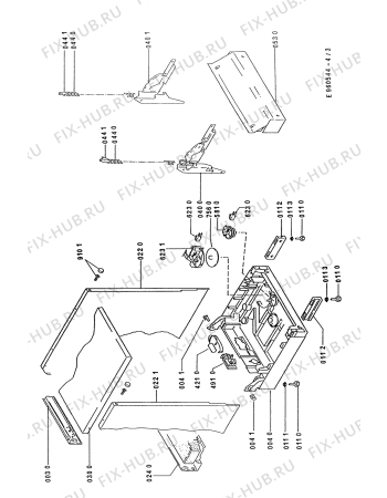 Схема №3 ADG 942 WHX с изображением Тэн для посудомоечной машины Whirlpool 481225928252