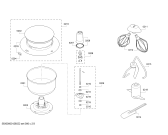 Схема №3 MUM6N16R1 universal plus с изображением Стакан для кухонного измельчителя Bosch 00645861