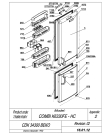 Схема №8 CDK34300 BEKO (7398810001) с изображением Дверка для холодильника Beko 4569790100