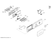 Схема №4 WI12A220EE IQ100 с изображением Панель управления для стиралки Siemens 00704367