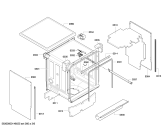 Схема №6 SMS85M12DE с изображением Передняя панель для посудомоечной машины Bosch 00700538