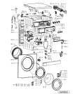 Схема №2 AWV 619/M с изображением Обшивка для стиралки Whirlpool 481245213825