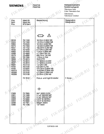 Схема №9 FS227K6 с изображением Инструкция по эксплуатации для жк-телевизора Siemens 00530916