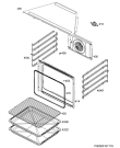 Схема №5 BE400302IM с изображением Обшивка для электропечи Aeg 3578807251