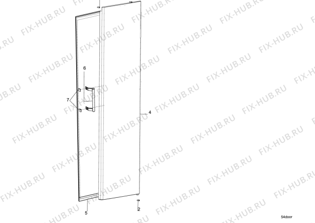 Взрыв-схема холодильника Indesit UI41S1 (F104422) - Схема узла