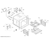 Схема №5 BO450111 с изображением Модуль управления, запрограммированный для плиты (духовки) Bosch 00746947