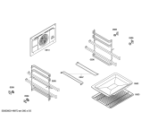 Схема №5 HBA73S421E Horno.bosch.py.2d.b4.e3_cif.pt_bsc.blanc с изображением Передняя часть корпуса для духового шкафа Bosch 00700971