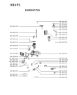Схема №4 EA8261PN/70A с изображением Блок управления для электрокофеварки Krups MS-0A01789