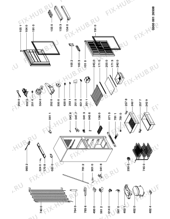 Схема №1 ART 462/R с изображением Накопитель для холодильника Whirlpool 481951148642